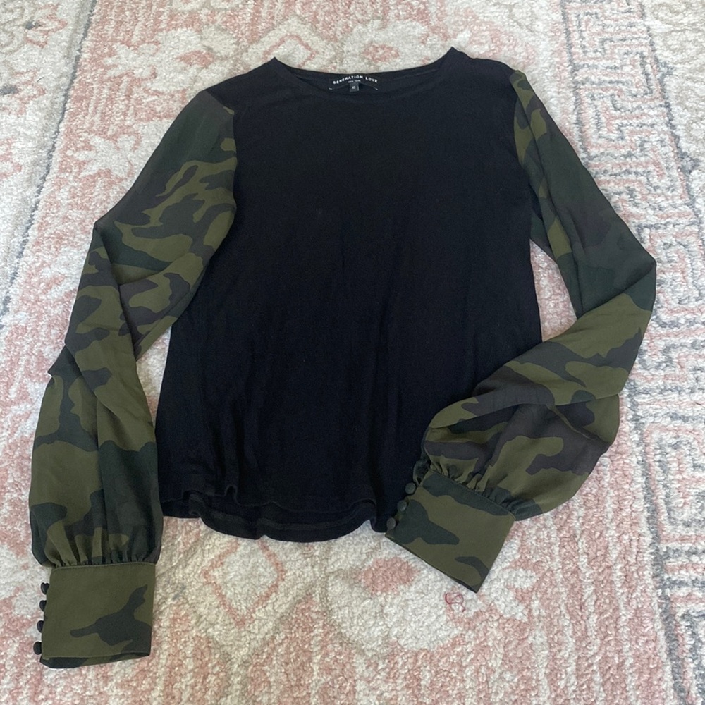 Generation Love Camo Top